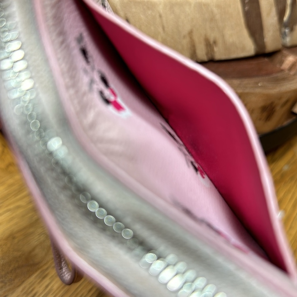 COACH Floral Crossgrain Wallet/Wristlet - Picture 9 of 14